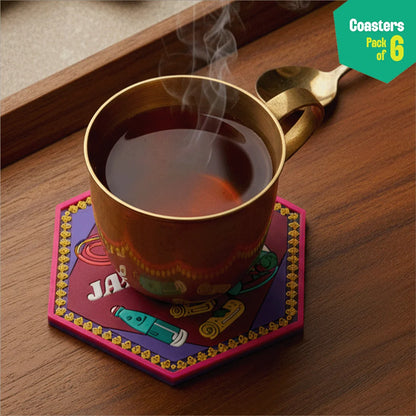 Insanely Indian! Coasters, Pack of 6