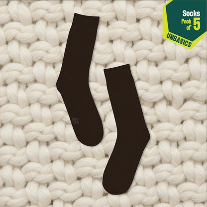 Color Canvas! Unisex Socks, 100% Organic Cotton, Crew Length, Pack of 5
