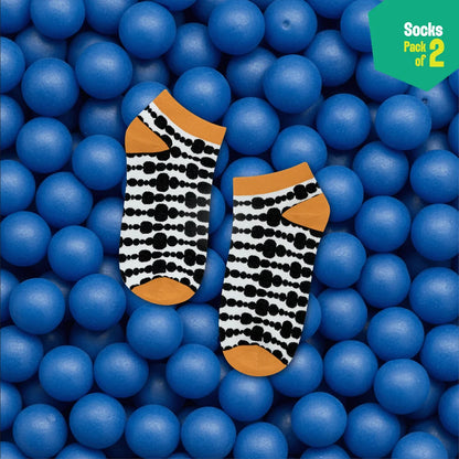 Shape-shift! Unisex Socks, 100% Bamboo, Ankle Length, Pack of 2