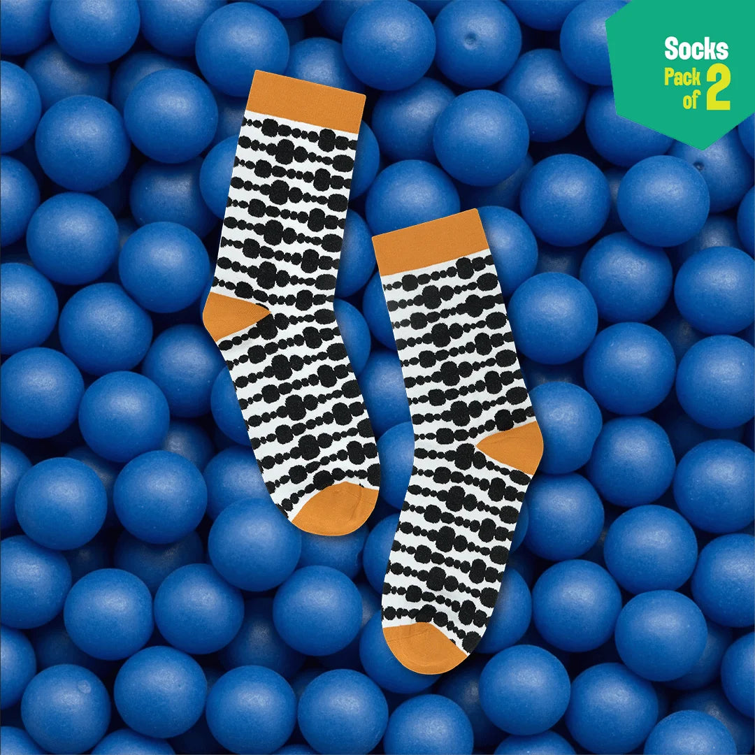 Shape-shift! Unisex Socks, 100% Bamboo, Crew Length, Pack of 2