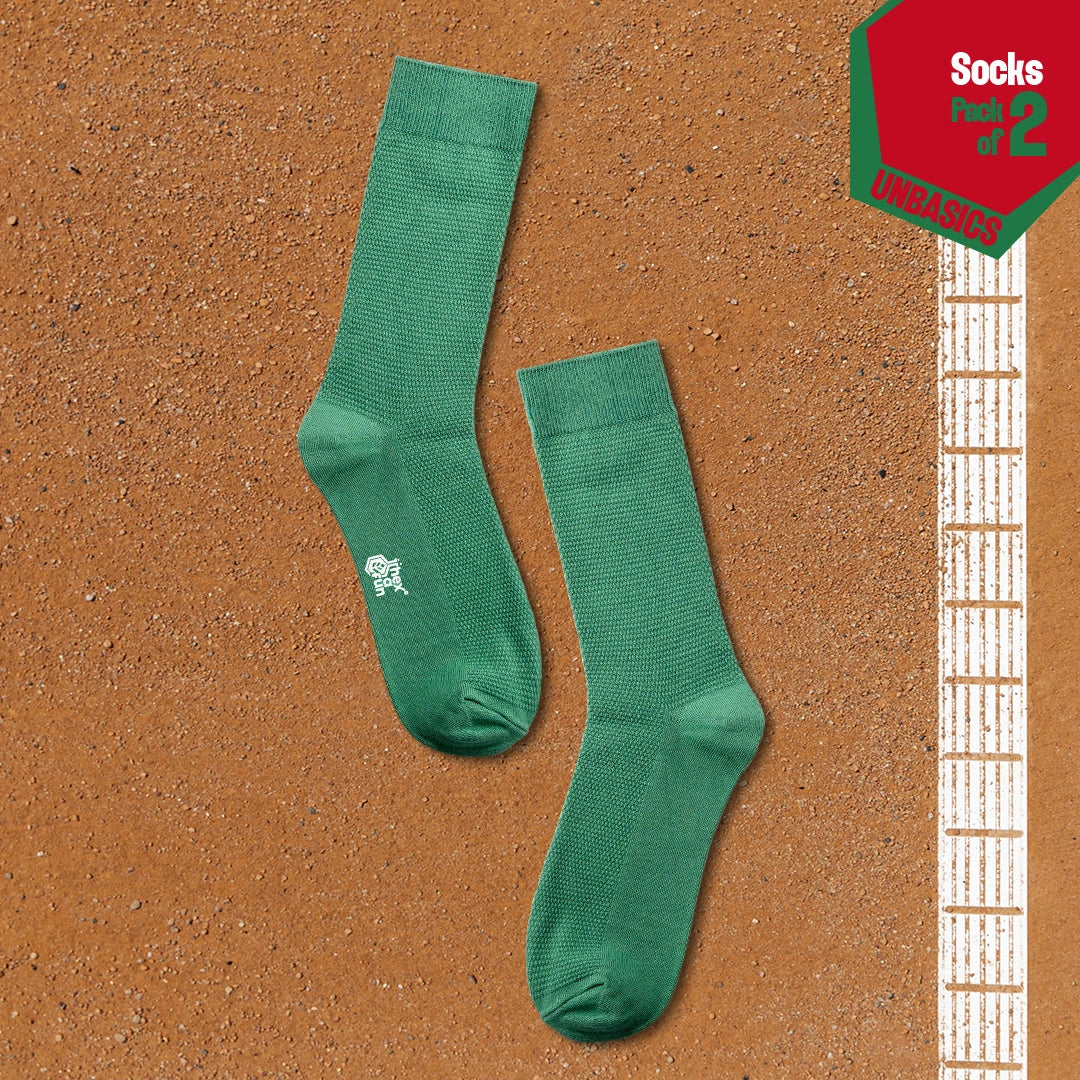 Ronaldo's Realm! Unisex Socks, 100% Organic Cotton, Crew Length, Pack of 2