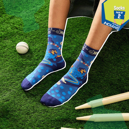 Airboom! Unisex Socks, 100% Bamboo, Crew Length, Pack of 2