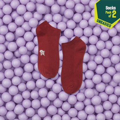 Berry Picking! Unisex Socks, 100% Organic Cotton, Ankle Length, Pack of 2