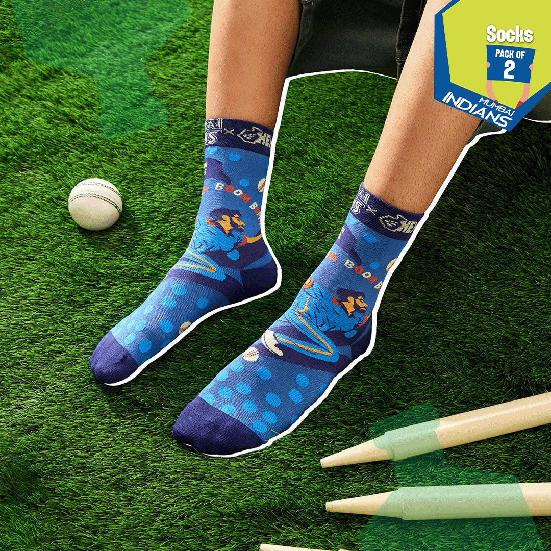 Powerplay Drip! Unisex Socks, 100% Bamboo, Crew Length, Pack of 5