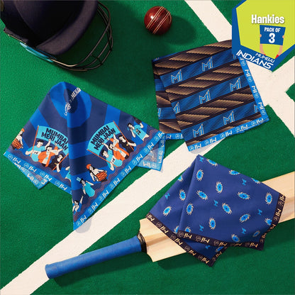 Aamchi Paltan! 100% Organic Cotton, Unisex Hankies, Pack of 3