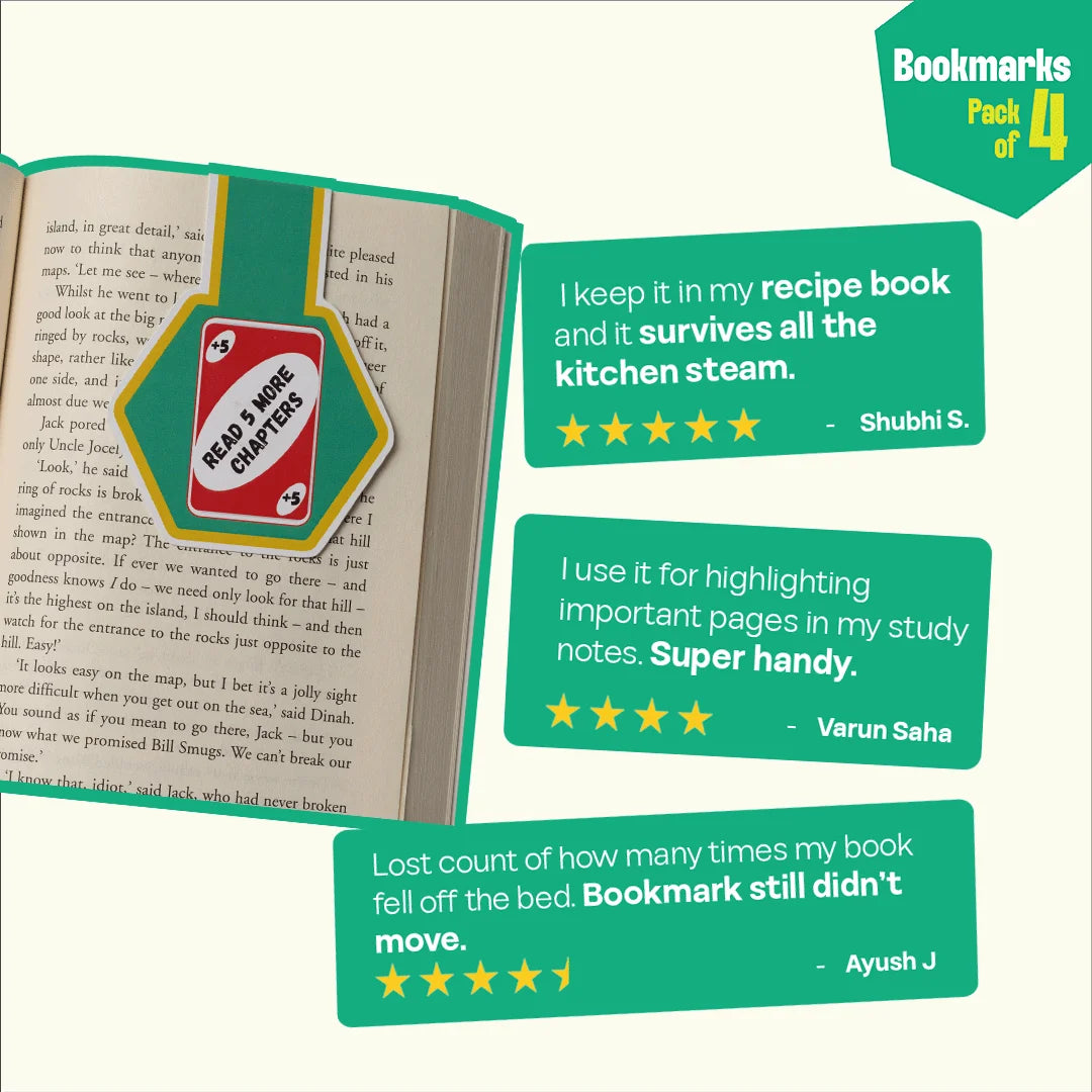 Fictional Escape! Bookmarks, Pack Of 4