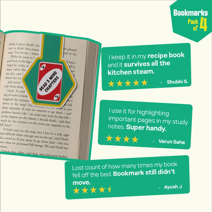 Fictional Escape! Bookmarks, Pack Of 4