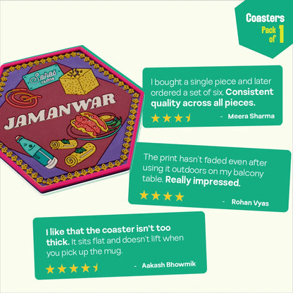 Saras AF! Coasters, Pack of 1
