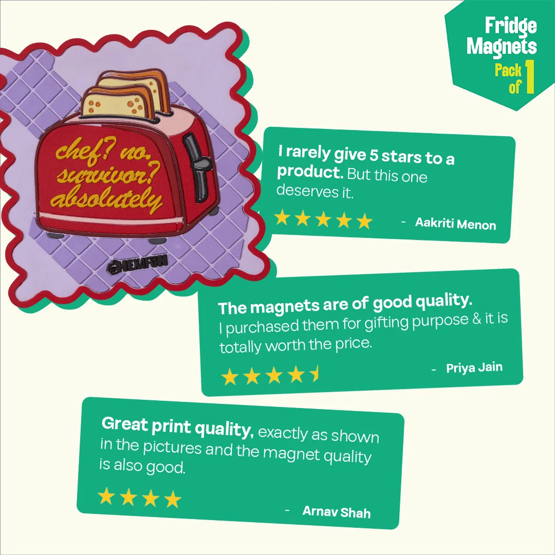 Survival Hack! Fridge Magnets, Pack of 1