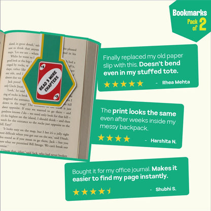 Chapter Chaos! Bookmarks, Pack of 2