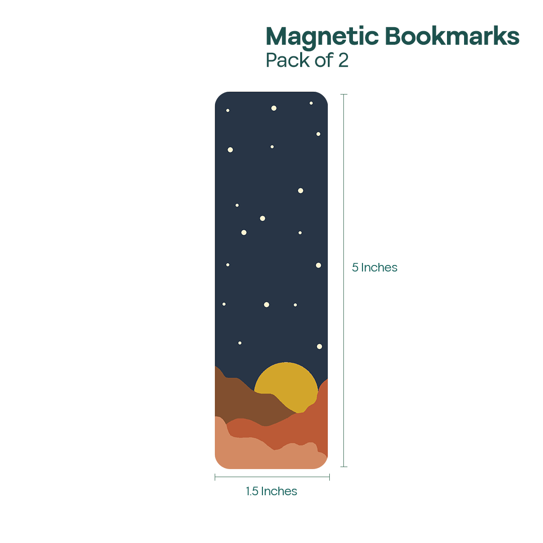 Magnetic Bookmarks Series 2, Pack of 2
