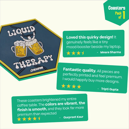 Liquid Therapy! Coasters, Pack Of 1