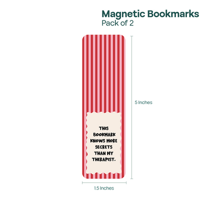 Magnetic Bookmarks Series 3, Pack of 2