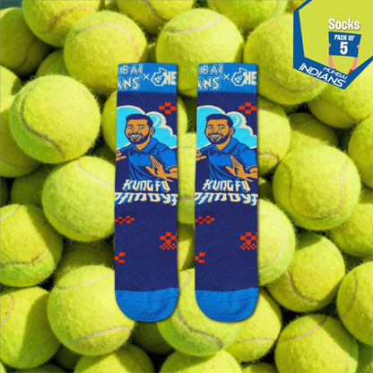 Powerplay Drip! Unisex Socks, 100% Bamboo, Crew Length, Pack of 5