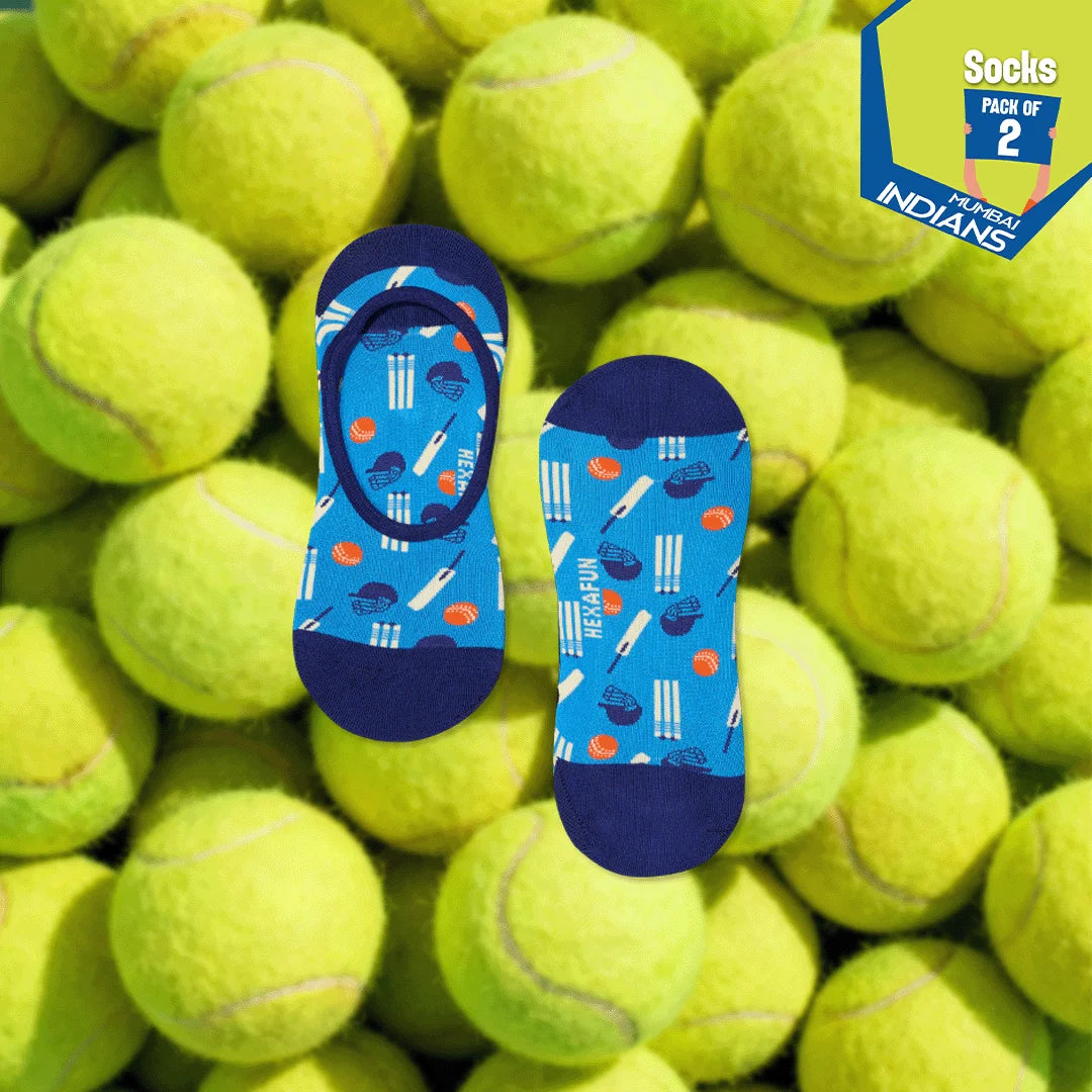 Crickethead! Unisex Socks, 100% Bamboo, No Show, Pack of 2