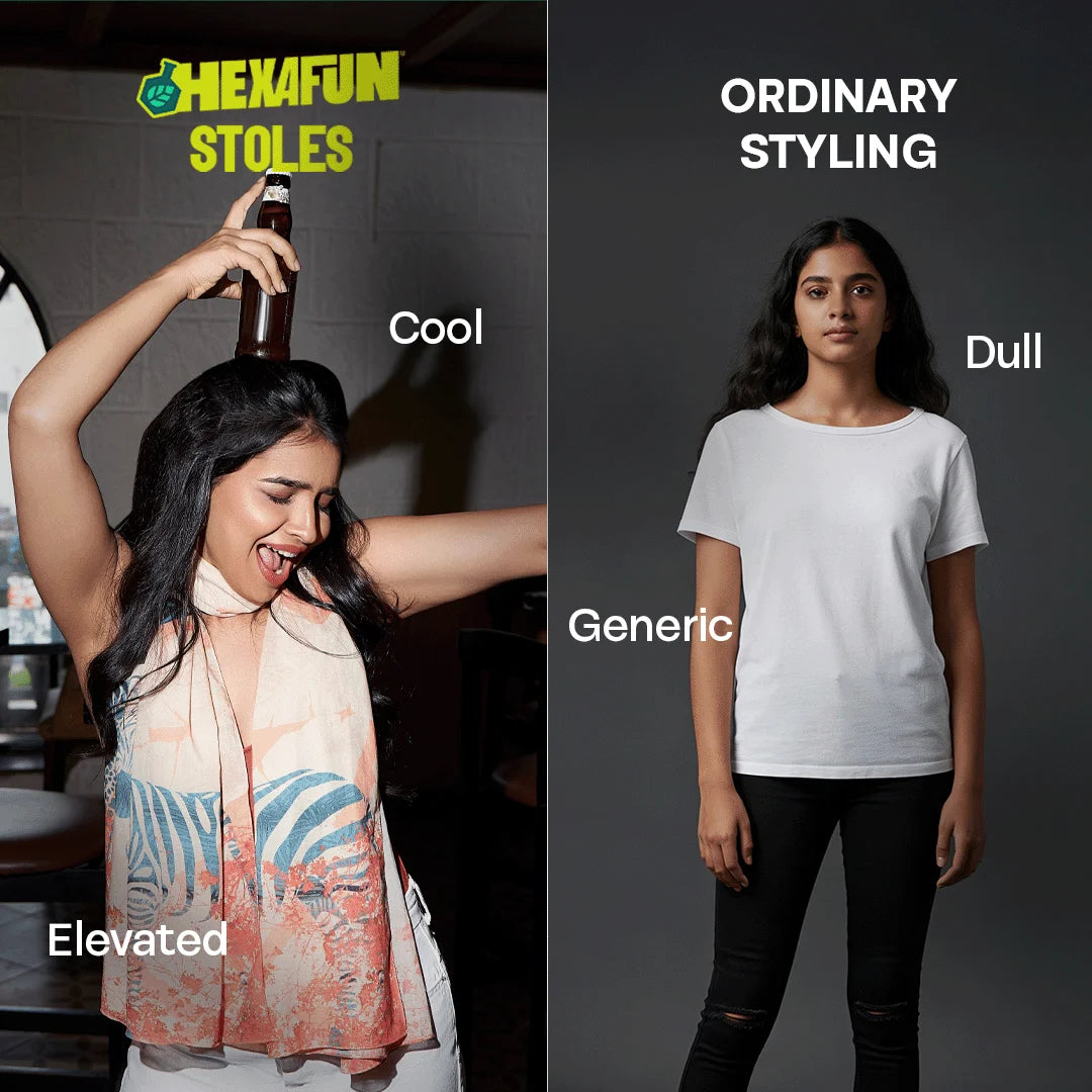 Jungle Book! Women's Stole, 100% Organic Cotton, Pack of 1