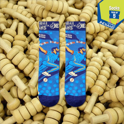 AALA RE! Unisex Socks, 100% Bamboo, Crew Length, Pack of 5