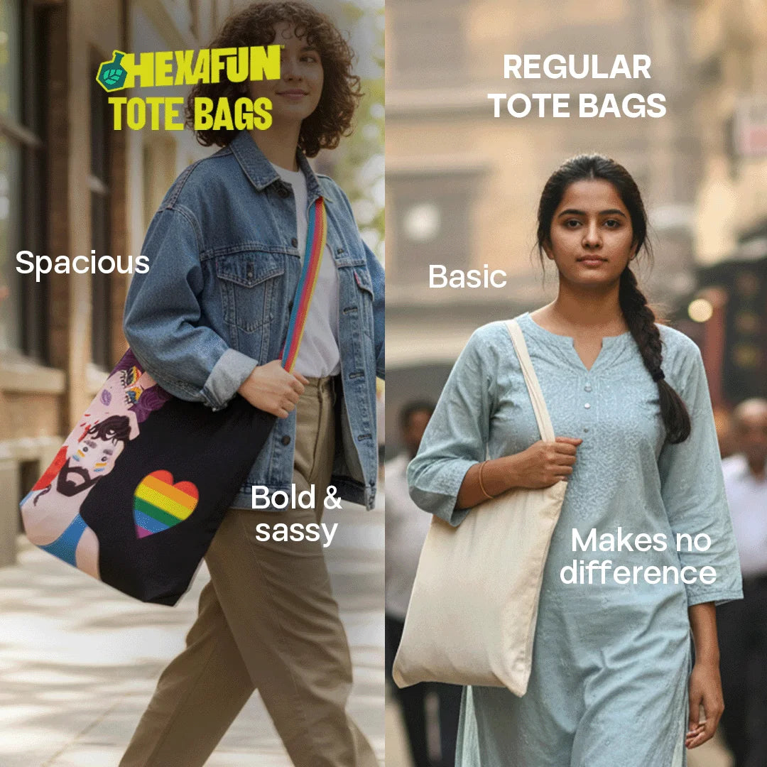 Free Love! Canvas Tote Bags, 100% Organic Cotton, Pack of 1