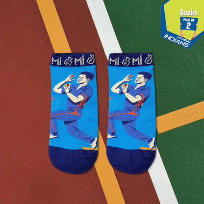 Airboom! Unisex Socks, 100% Bamboo, Ankle Length, Pack of 2