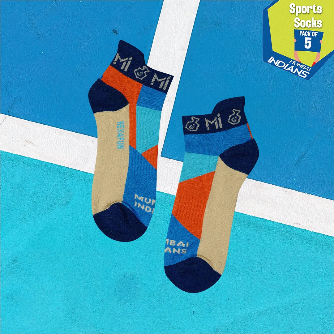 Power Workout! Unisex Socks, 100% Bamboo & Terry Made, Sports, Pack of 5