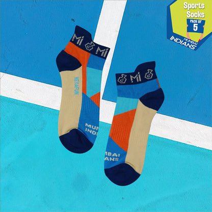 Power Workout! Unisex Socks, 100% Bamboo & Terry Made, Sports, Pack of 5