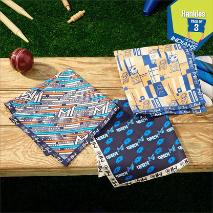 Record Makers! 100% Organic Cotton, Unisex Hankies, Pack of 3