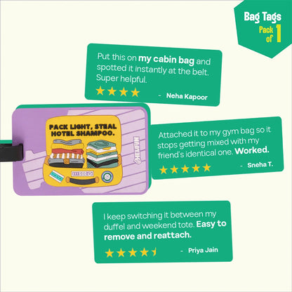 Pack It All! Bag Tags, Pack Of 1