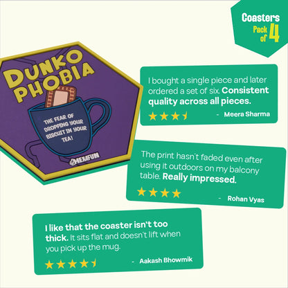 Sip Savers! Coasters, Pack Of 4