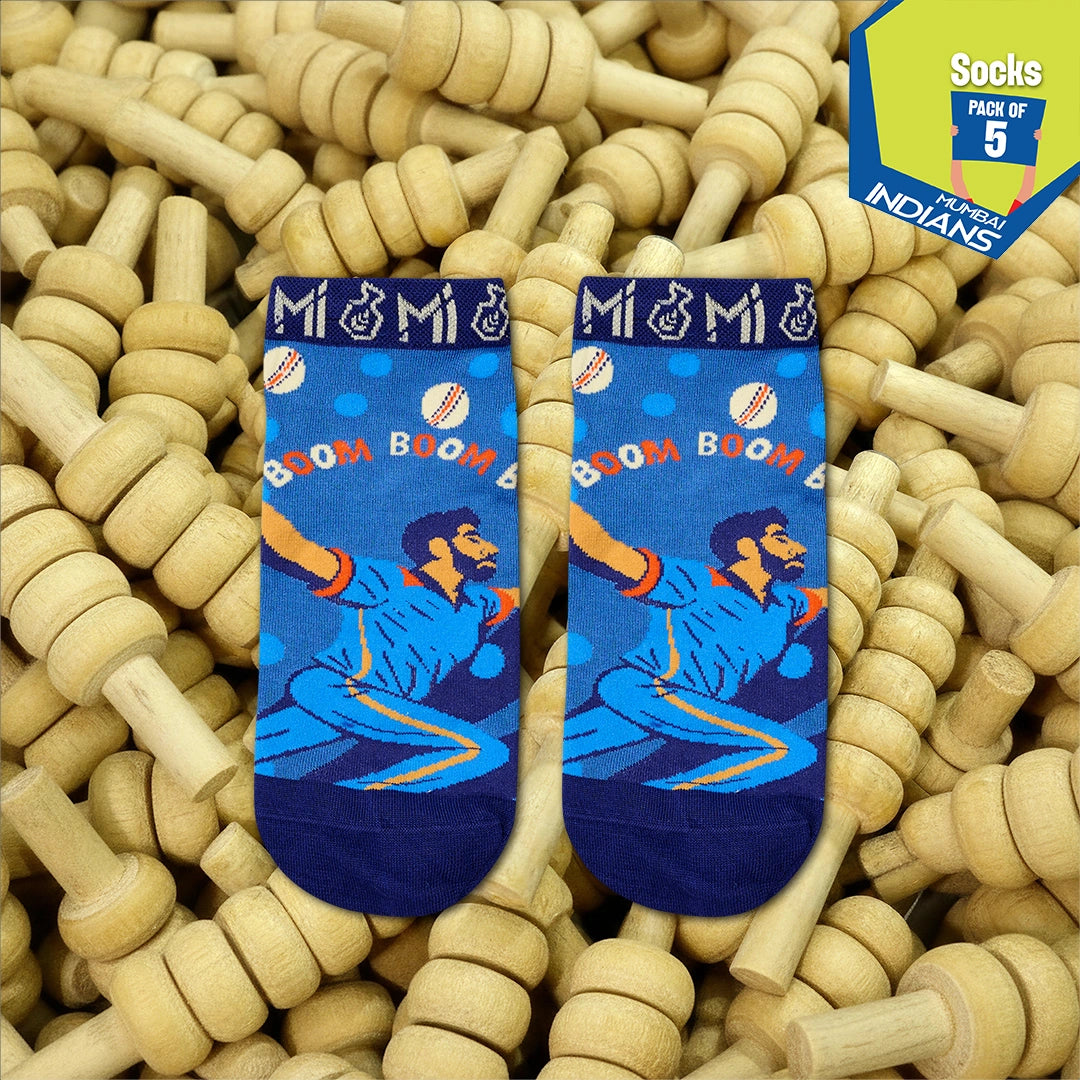 AALA RE! Unisex Socks, 100% Bamboo, Ankle Length, Pack of 5