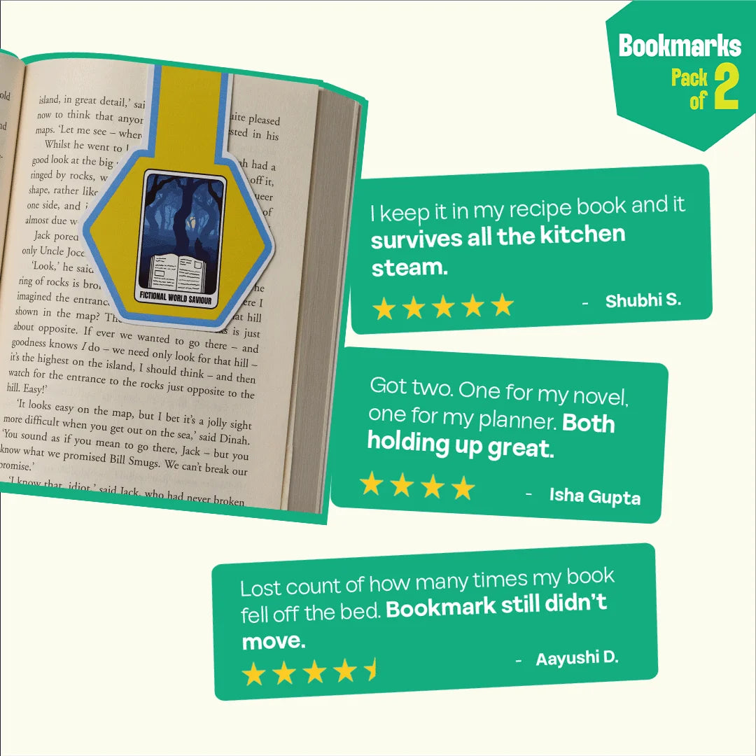 Fictional Fantasy! Bookmarks, Pack of 2