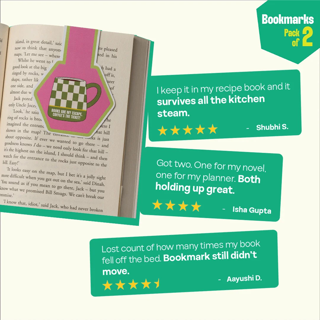 Anti-Social Club! Bookmarks, Pack of 2