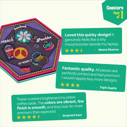 Full Petuk Vibe! Coasters, Pack of 1