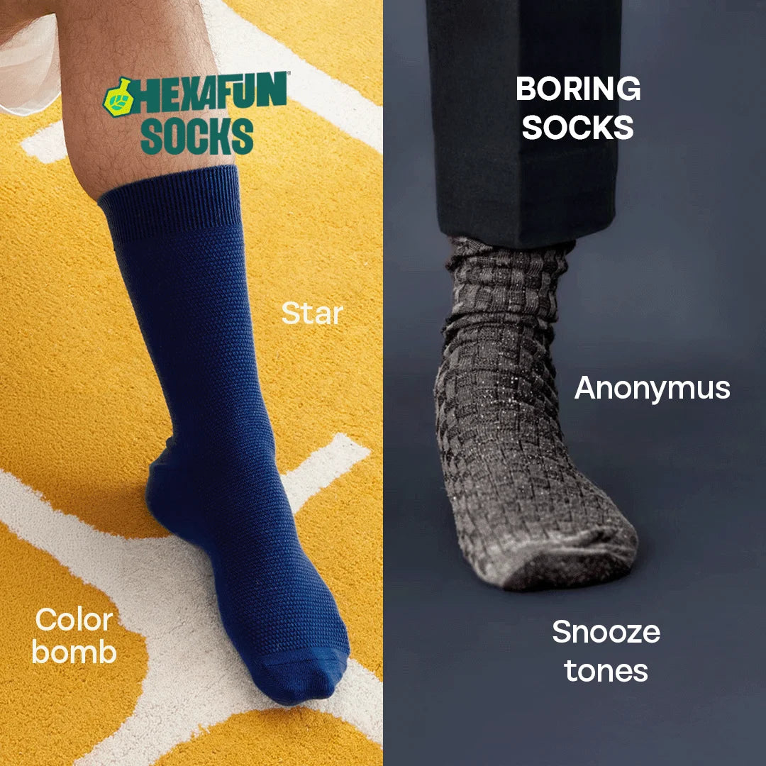 Midnight Mischief! Unisex Socks, 100% Organic Cotton, Crew Length, Pack of 2