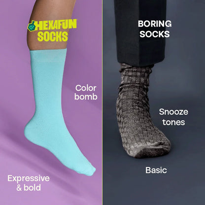 Daydream! Unisex Socks, 100% Organic Cotton, Crew Length, Pack of 2