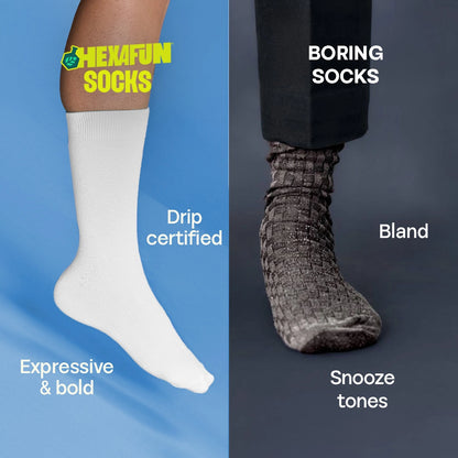 Three Stars! Unisex Socks, 100% Organic Cotton, Crew Length, Pack of 2
