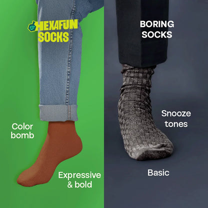Midnight Espresso! Unisex Socks, 100% Organic Cotton, Crew Length, Pack of 2
