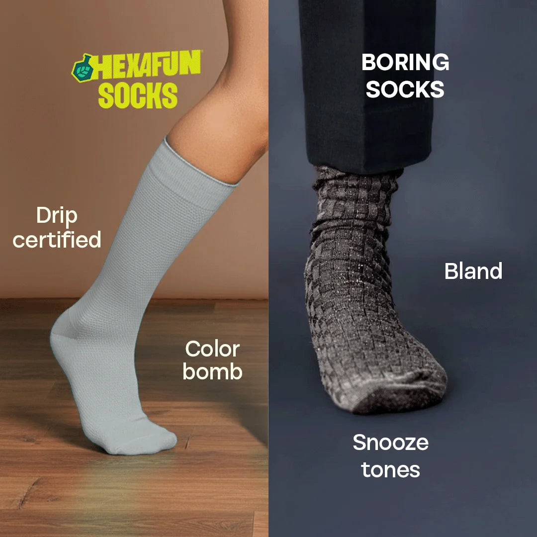 Nightfall! Unisex Socks, 100% Organic Cotton, Crew Length, Pack of 2