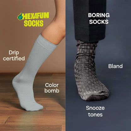 Nightfall! Unisex Socks, 100% Organic Cotton, Crew Length, Pack of 2