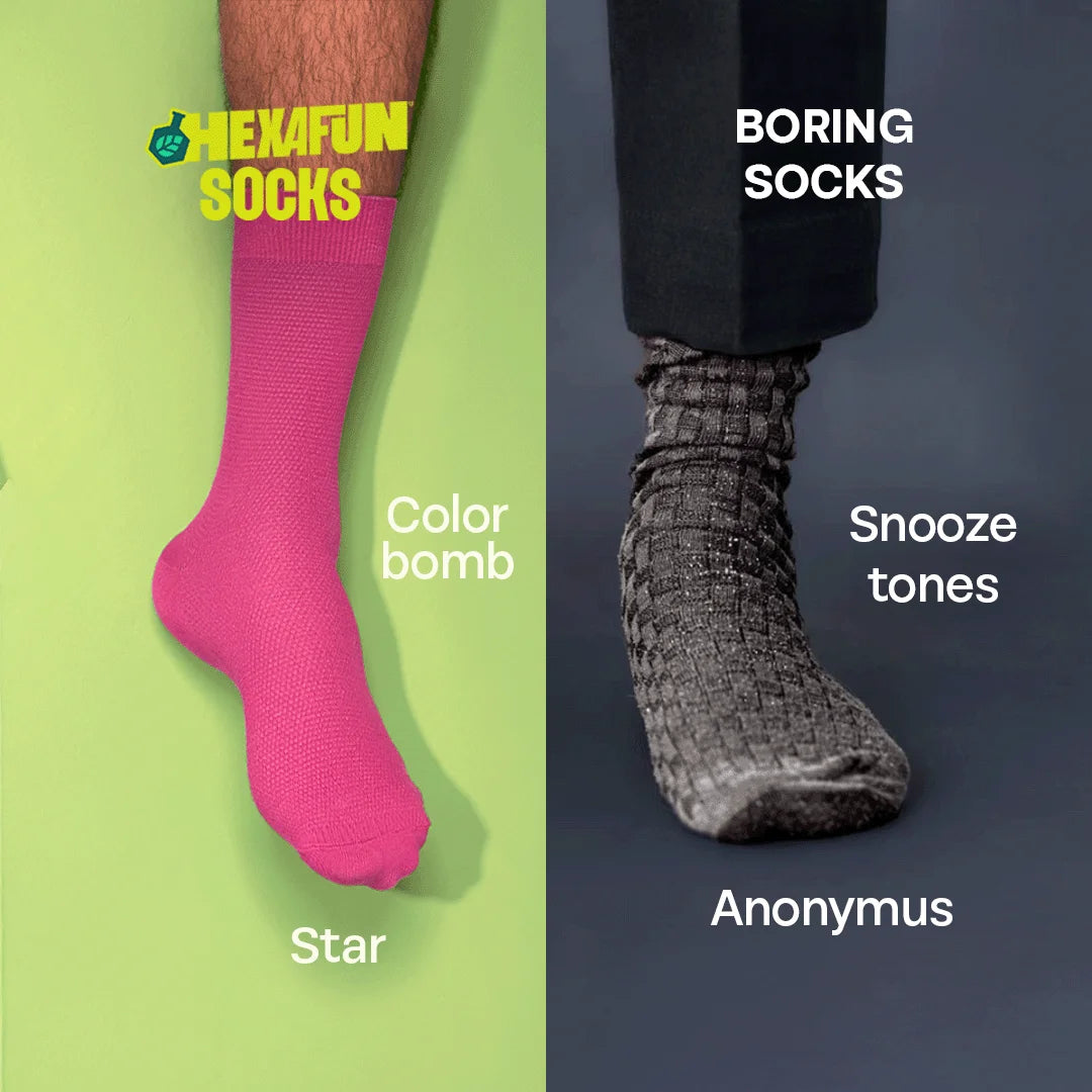 Berry Mix! Unisex Socks, 100% Organic Cotton, Crew Length, Pack of 2