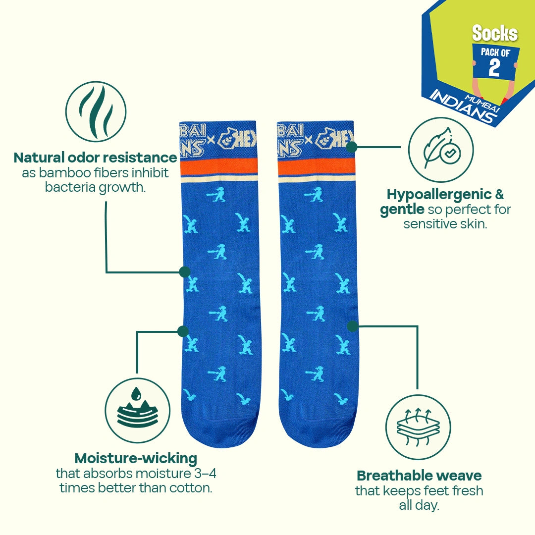 Pixels To Glory! Unisex Socks, 100% Bamboo, Crew Length, Pack of 2