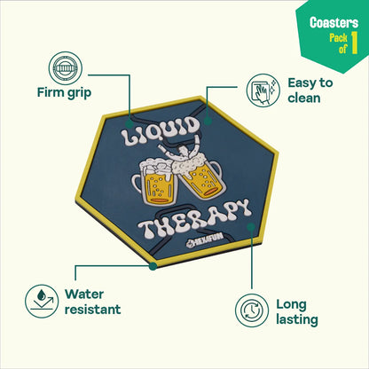 Liquid Therapy! Coasters, Pack Of 1