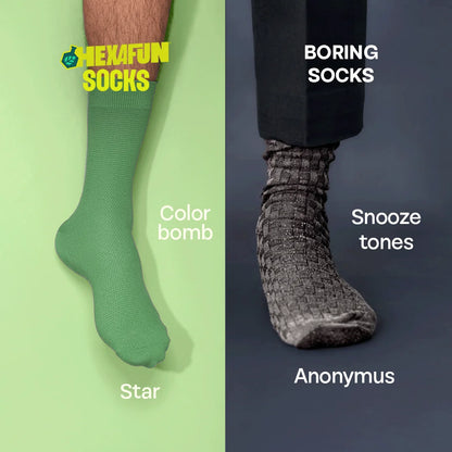Northern Lights! Unisex Socks, 100% Organic Cotton, Crew Length, Pack of 2