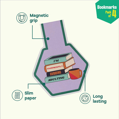 Fictional Escape! Bookmarks, Pack Of 4