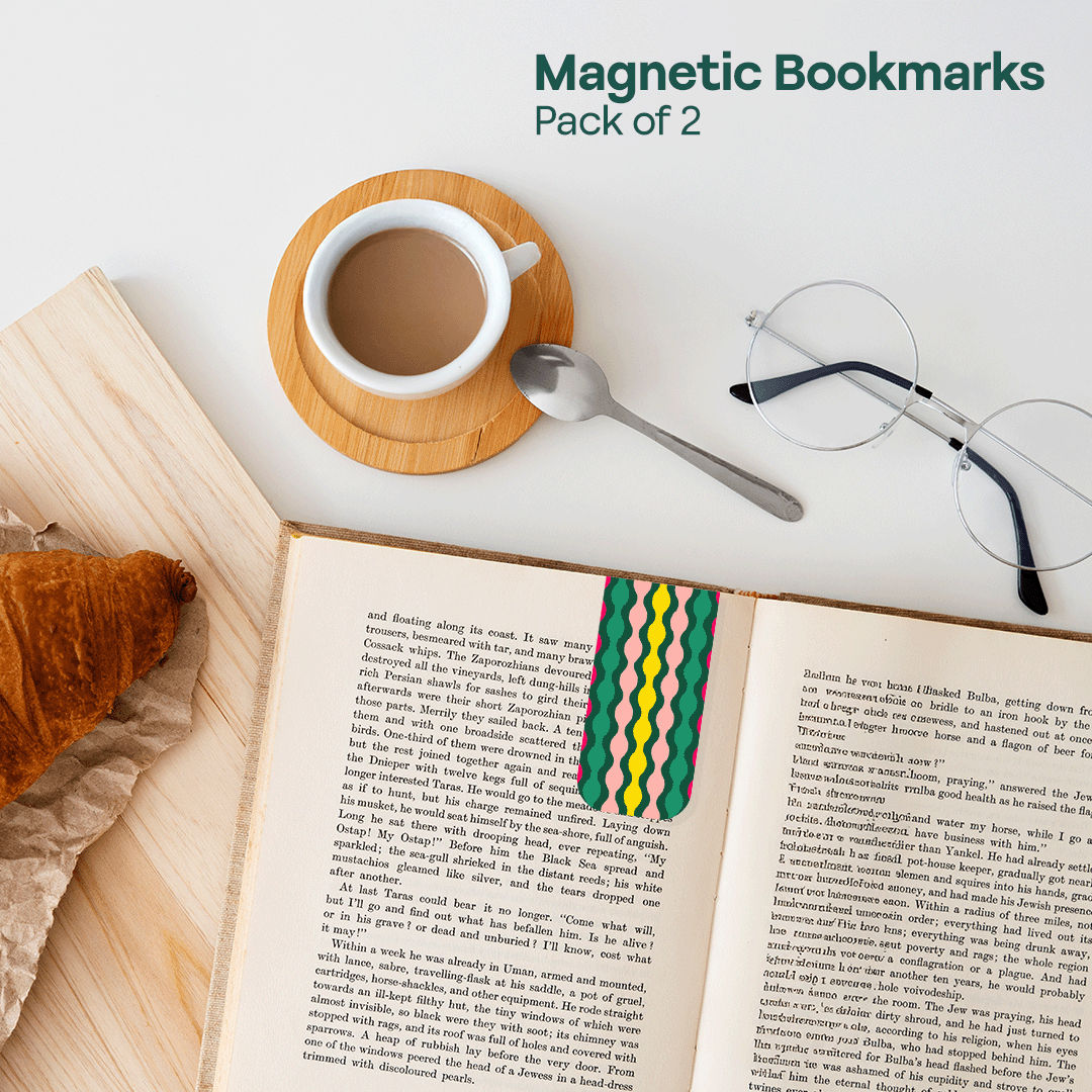 Magnetic Bookmarks Series 1, Pack of 2