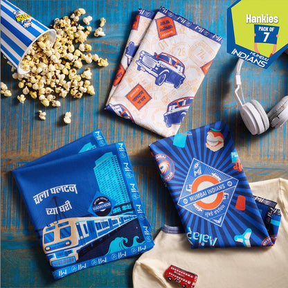 Game Face On! 100% Organic Cotton, Unisex Hankies, Pack of 7