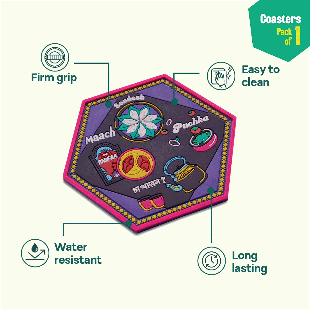 Full Petuk Vibe! Coasters, Pack of 1