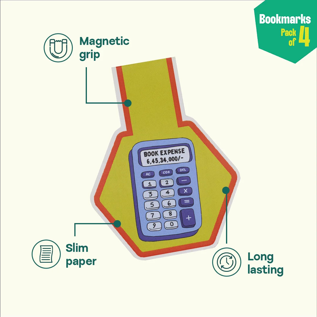 Bookworm AF! Bookmarks, Pack Of 4