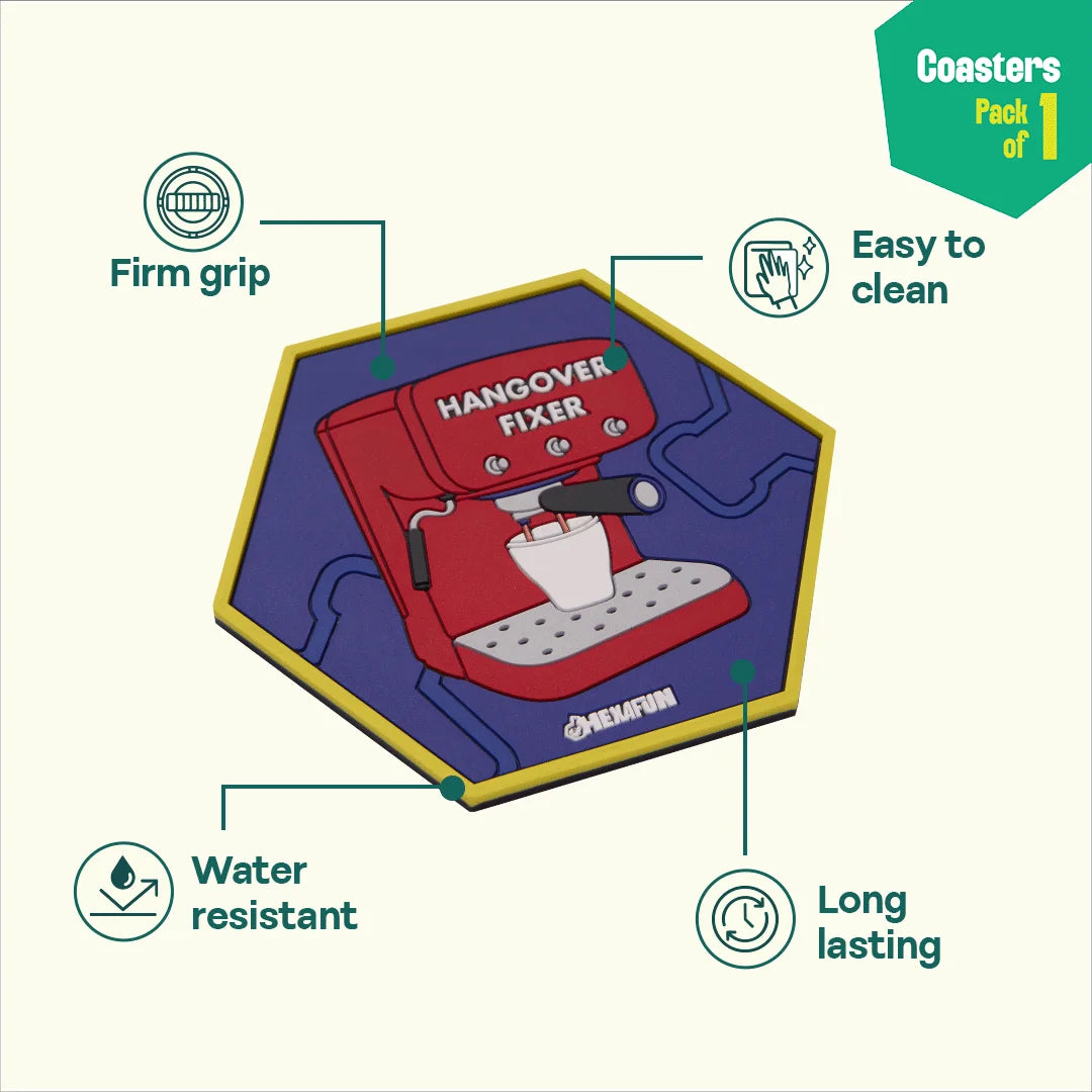 Hangover Fixer! Coasters, Pack Of 1
