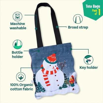 Chillin Hard! Canvas Tote Bags, 100% Organic Cotton, Pack of 1
