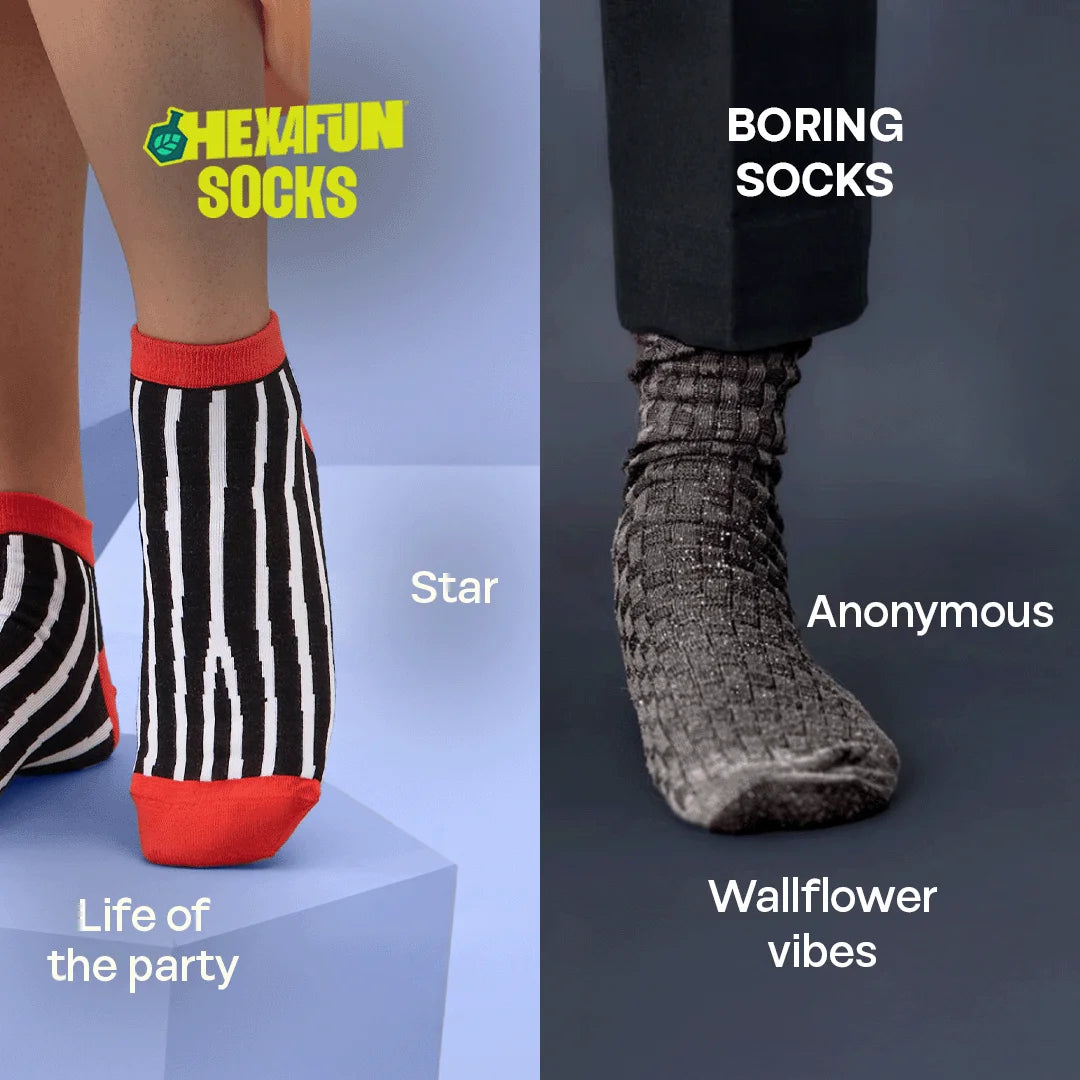Monochromatic! Unisex Socks, 100% Bamboo, Ankle Length, Pack of 2